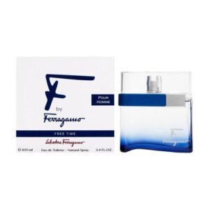 F FREE TIME BY SALVATORE FERRAGAMO 3.4 FL.OZ. EDT SPRAY FOR MEN