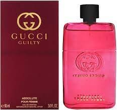 GUCCI GUILTY Absolute Pour Femme BY GUCCI 3 FL.OZ. EDP SPRAY FOR WOMEN
