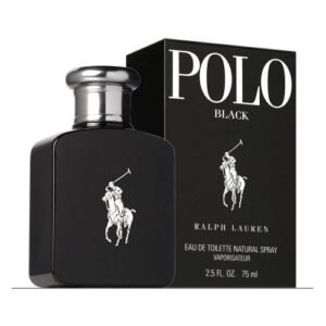 POLO BLACK BY RALPH LAUREN 2.5 FL.OZ. EDT SPRAY FOR MEN