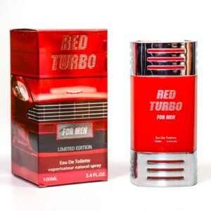 RED TURBO BY CRYSTAL DISTRIBUTORS 3.4 FL.OZ. EDT SPRAY FOR MEN