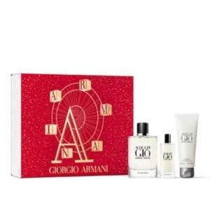 Acqua Di Gio 3 pcs. Gift SET: 3.4oz edt 2.5oz  gel0.5oz edt M