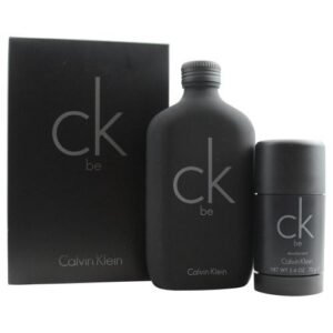 CK BE 2 PCS. GIFT SET: 6.7 FL.OZ. EDT SPRAY AND 2.5 FL.OZ. DEODORANT STICK FOR MEN