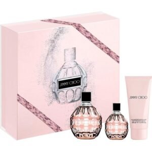 Jimmy Choo 3 PCS: 3.3 Fl. Oz. EDP spray 3.3 body lotion AND 7.5ml edp spray for Women