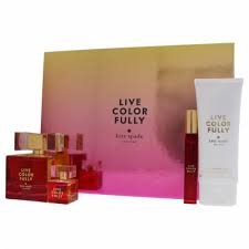KATE SPADE LIVE COLORFULLY 4PCS SET: 3.4 EDP SPRAY BC ROLLERBALL MINI (LOW FILL) FOR WOMEN