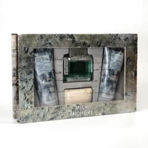 MICK MICHEYL 3 PCS. GIFT SET: 2.0 FL.OZ. EDT SPRAY 6.8 FL.OZ. AFTERSHAVE BALM AND 3.5 FL.OZ. SOAP FOR MEN