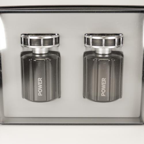 POWER 2 PCS. GIFT SET: 3.4 FL.OZ. EDT SPRAY AND 3.4 FL.OZ. AFTERSHAVE FOR MEN
