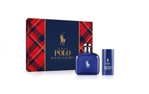 POLO BLUE 2 PCS. GIFT SET: 4.2 FL.OZ. EDT SPRAY AND .5 FL.OZ. EDT FOR MEN