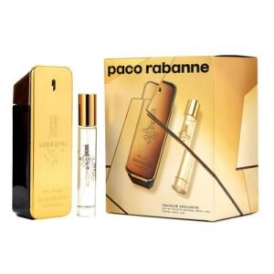 1 Million By Paco Rabanne Gift Set 2pcs. :3.4oz EDT SPray 20ML EDT Spray Men
