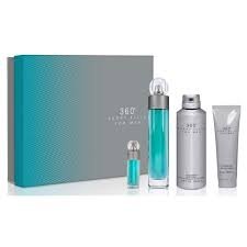 360 4 PCS. GIFT SET: 3.4oz EDT SP 6.8oz Body Spray 3.0oz Shower Gel 7.5ml EDT SPRAY FOR MEN