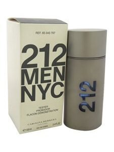 212 TESTER BY CAROLINA HERRERA 3.4 FL.OZ. EDT SPRAY FOR MEN