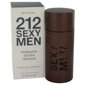 212 SEXY TESTER BY CAROLINA HERRERA 3.4 FL.OZ. EDT SPRAY FOR MEN