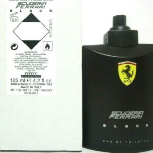 FERRARI SCUDERIA BLACK TESTER BY FERRARI 4.2 FL.OZ. EDT SPRAY FOR MEN
