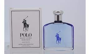 Polo Ultra Blue TESTER BY RALPH LAUREN 4.2 FL.OZ. EDT SPRAY FOR MEN