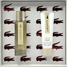 LACOSTE POUR FEMME BY LACOSTE 2 pcs. gift set: 1.6oz edp sp1.6oz Body Lotion FOR WOMEN